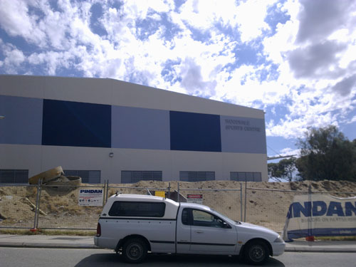 Outside View Of A Modern Commercial Factory Building - Australian Building Maintenance Company